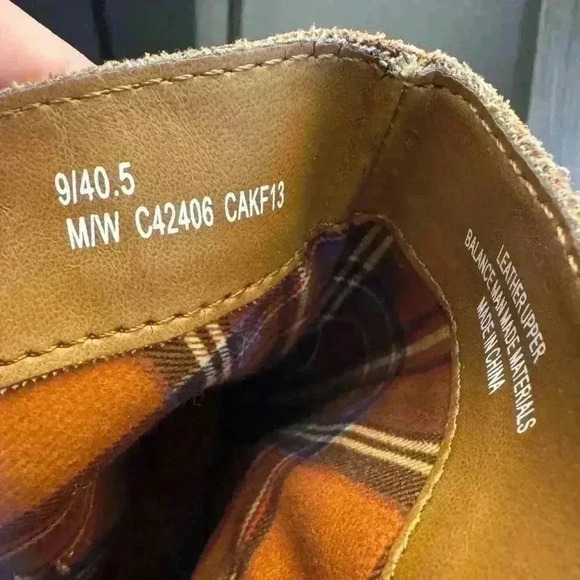 BOC Genuine Leather Brown Western Mid Calf Boots 9 - Picture 4 of 7